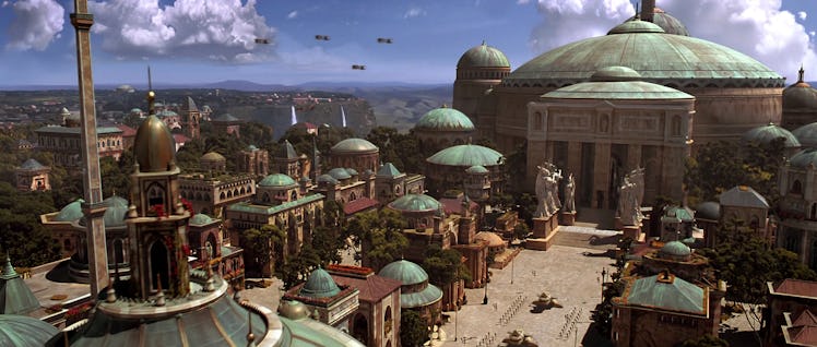Naboo in the Star Wars prequels.