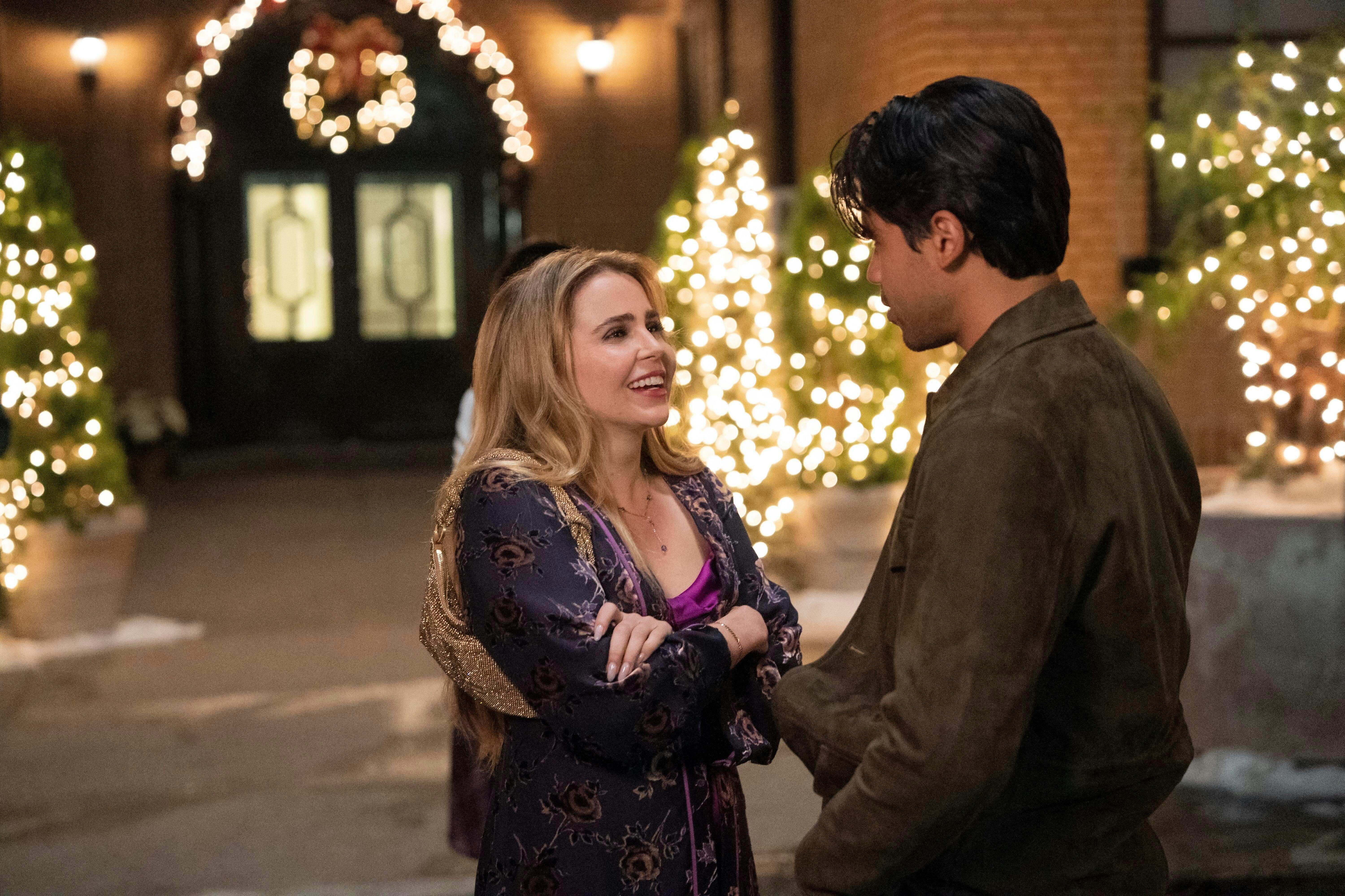 Carlos Valdes and Mae Whitman in &lsquo;Up Here.&rsquo; Photo via Hulu