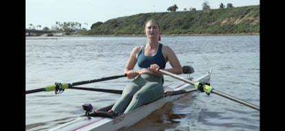 screenshot of hydrow rowing instructor Dani Hani 