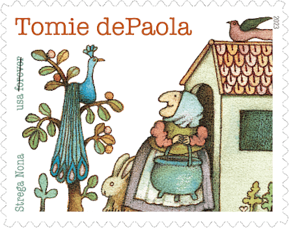 The USPS is honoring author Tomie dePaola with a special 'Strega Nona' stamp.
