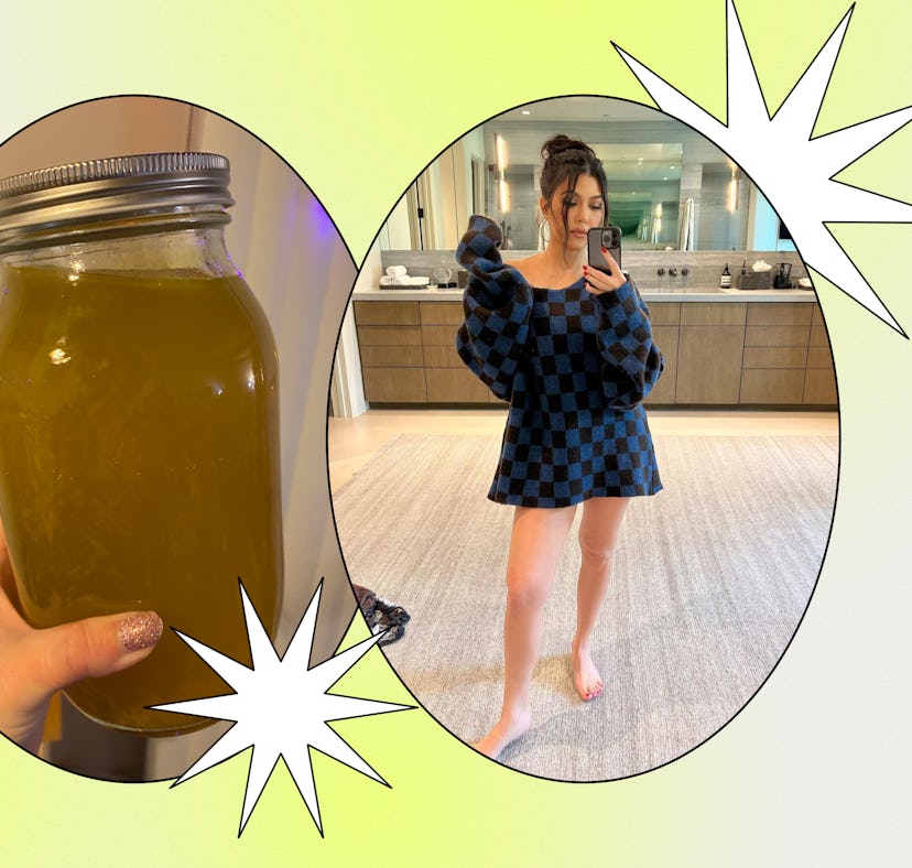 I made Kourtney Kardashian's bone broth recipe after seeing bone broth on TikTok.