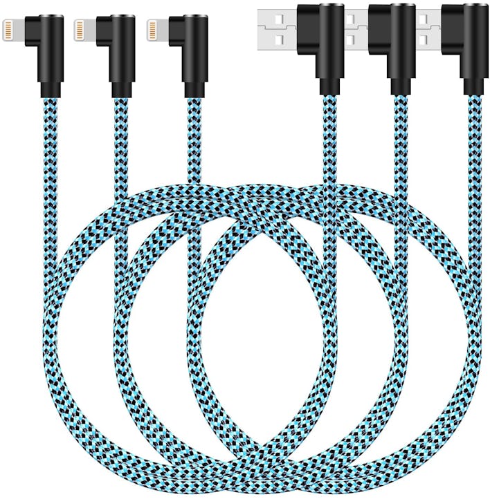 ANSEIP 90-Degree iPhone Charging Cables (3-Pack)