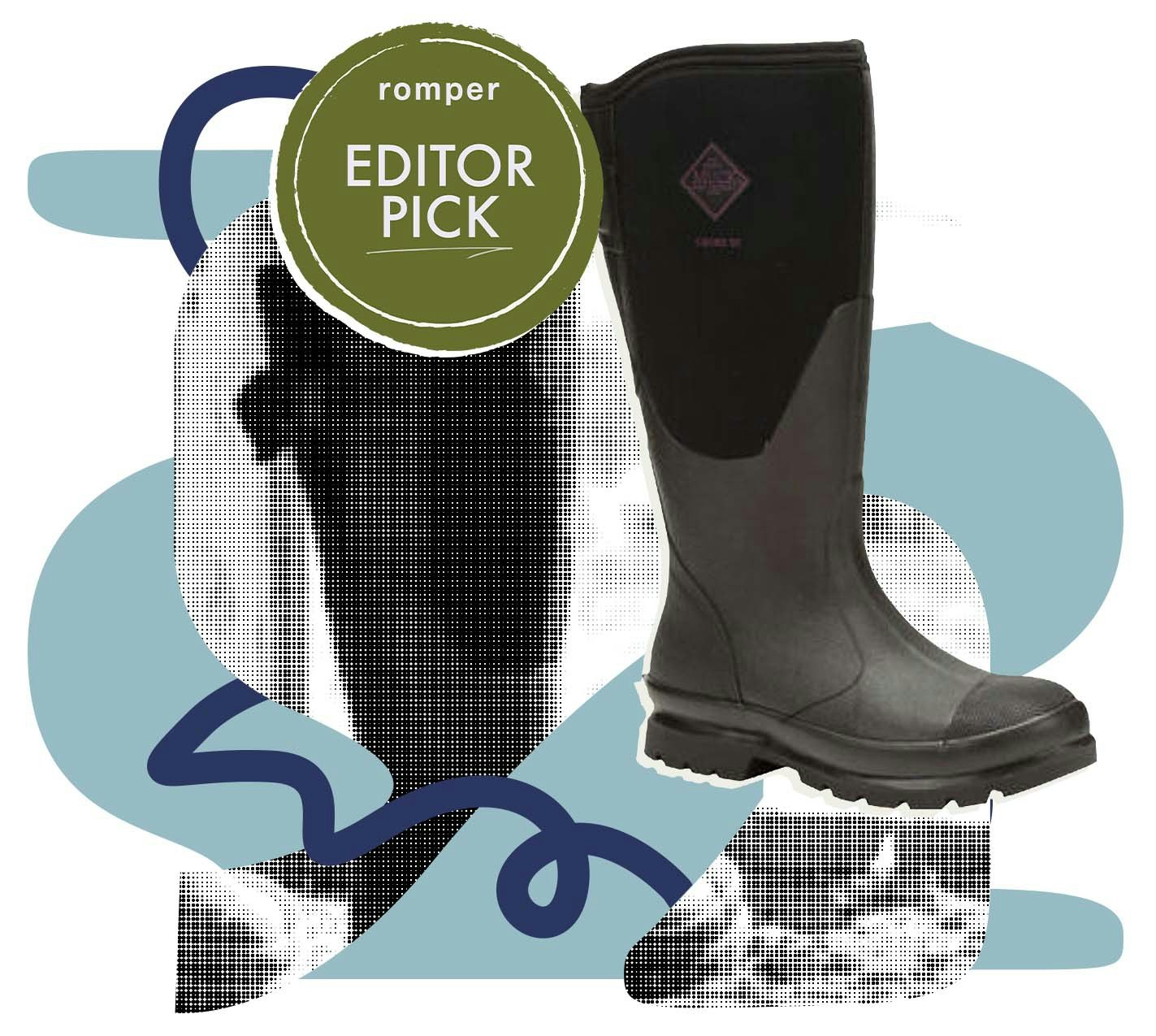 Extra wide shop calf muck boots