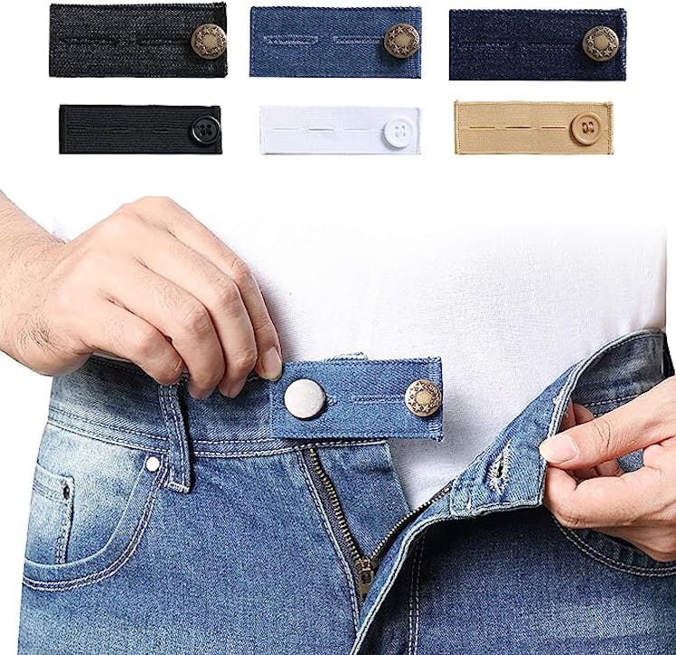 Zousen Denim Waist Extenders (6-Pack)