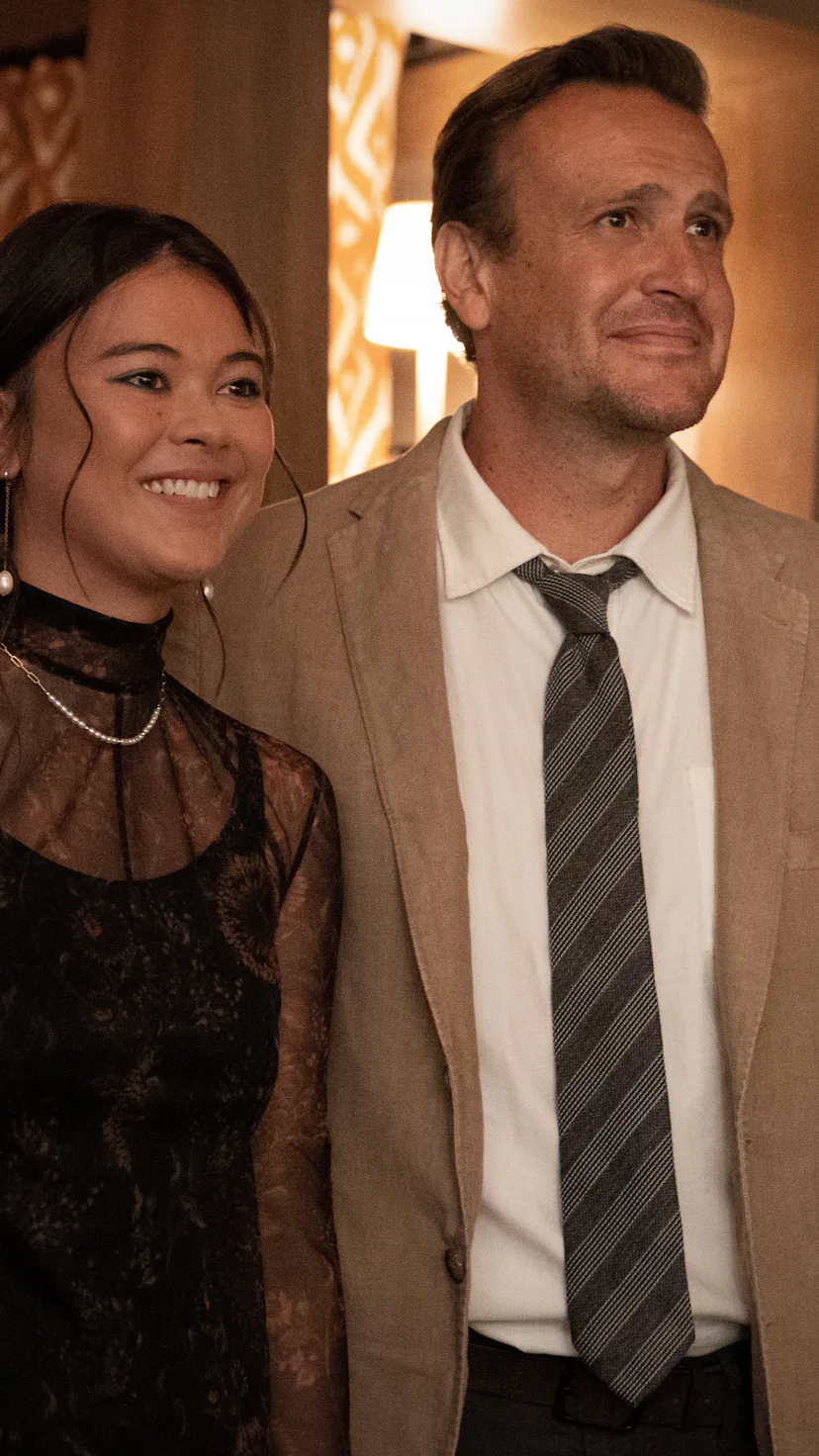 Lukita Maxwell and Jason Segel in 'Shrinking' on Apple TV+.