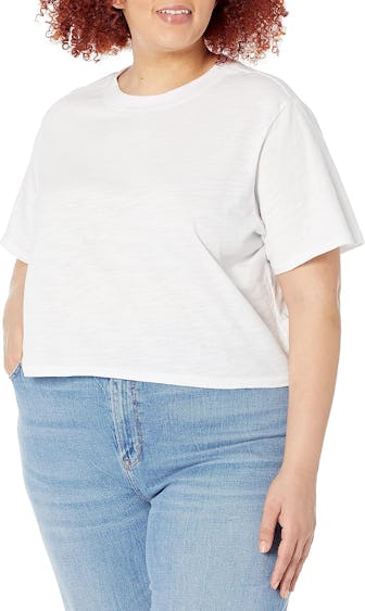 The Drop Sydney Short-Sleeve Cropped Crewneck T-Shirt