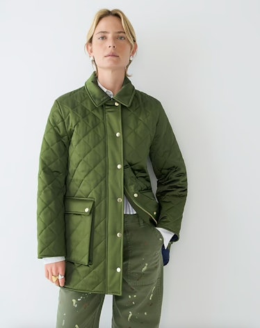 J.Crew Collection Quilted Barn Jacket