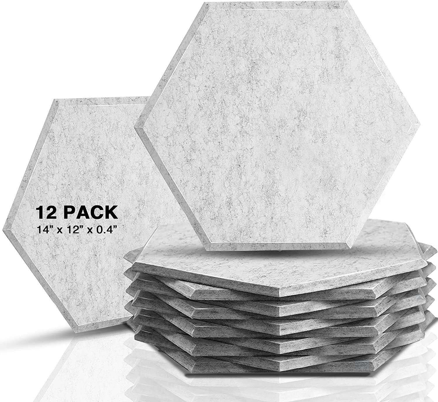 Sonic Acoustics Hexagon Acoustic Panels (12-Pack)