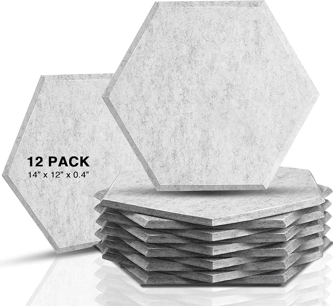 Sonic Acoustics Hexagon Acoustic Panels (12-Pack)