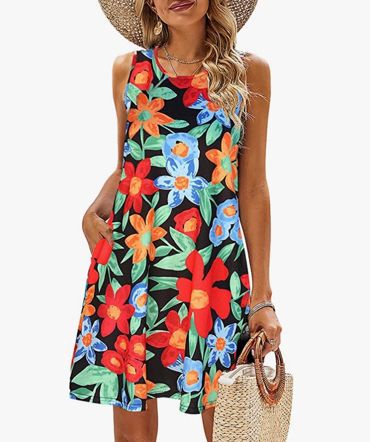 SimpleFun Floral Summer Dress