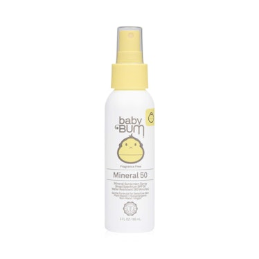 sun bum mineral spf 50 sunscreen spray is the best physical sunscreen spray to reapply over makeup