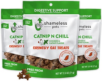 SHAMELESS PETS Catnip Treats (3-Pack) 