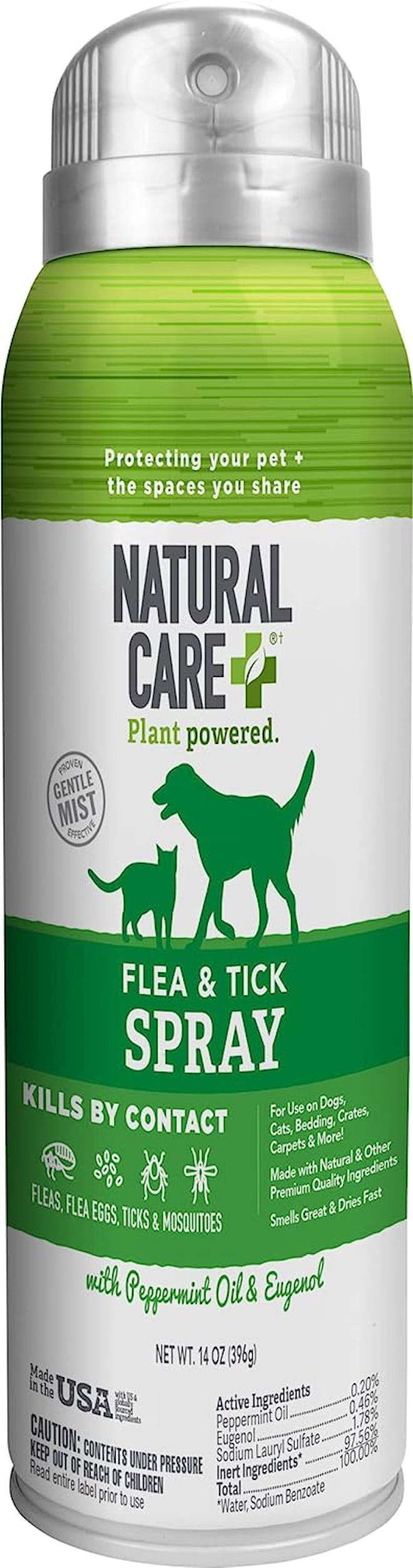 OUT! Natural Care Flea and Tick Spray for Dogs and Cats