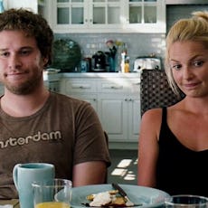 Seth Rogen and Katherine Heigl play expectant parents in the 2007 movie 'Knocked Up.' 