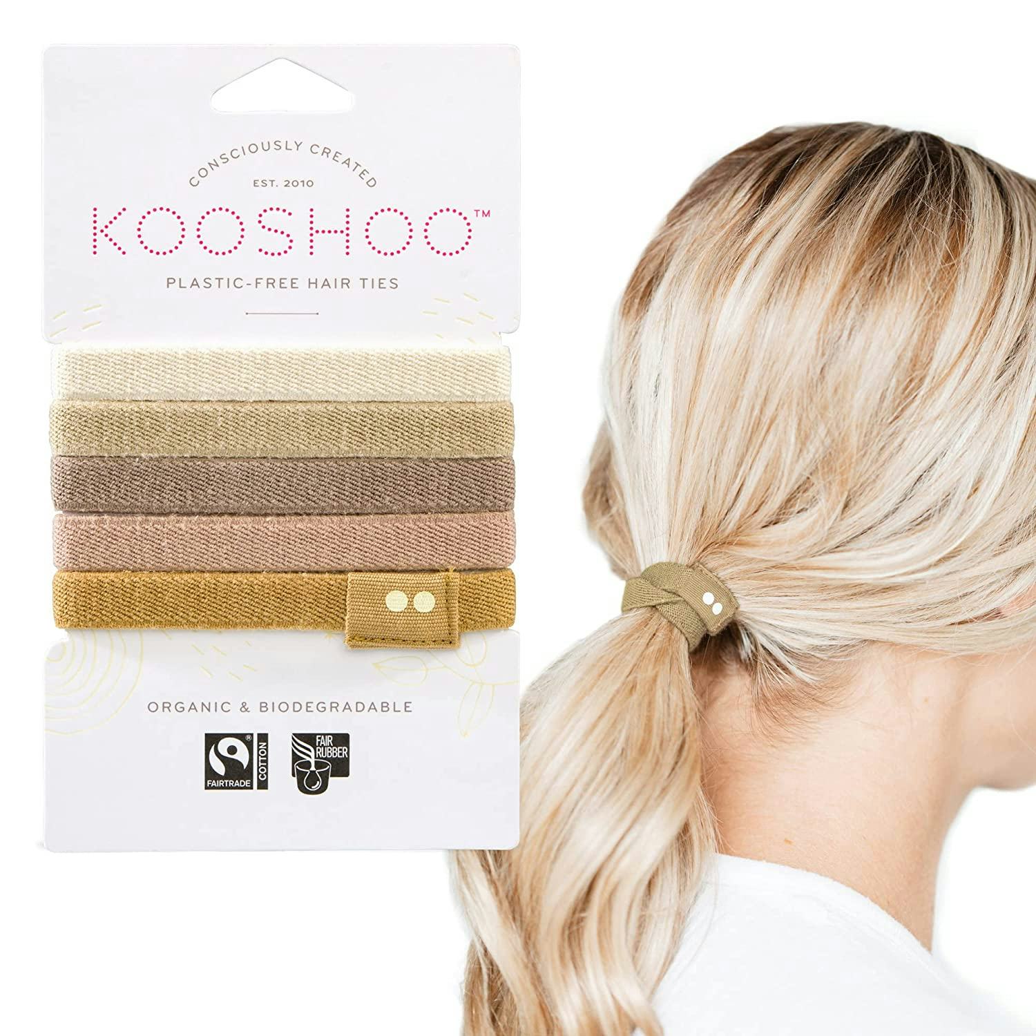 KOOSHOO Plastic-Free Hair Ties