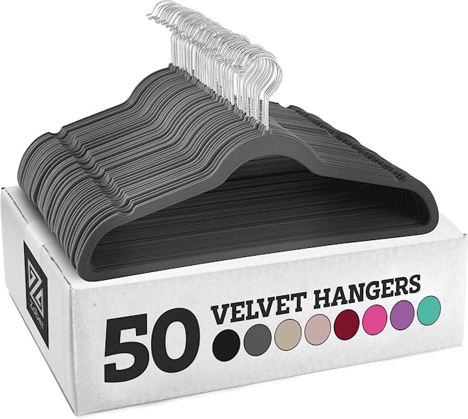 Zober Premium Velvet Hangers (50-Pack)