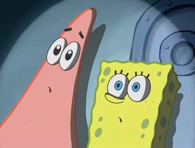 Patrick and SpongeBob in 'Pranks a Lot'