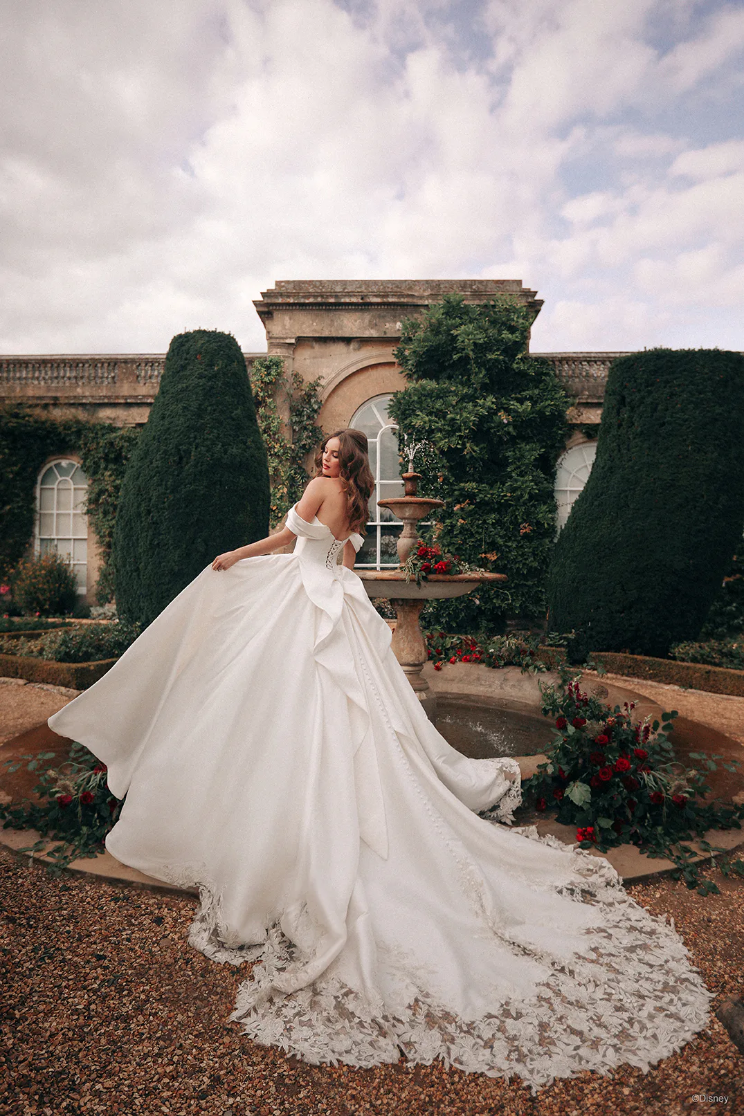 open lace back dress TIANA Wedding Dress main image 1