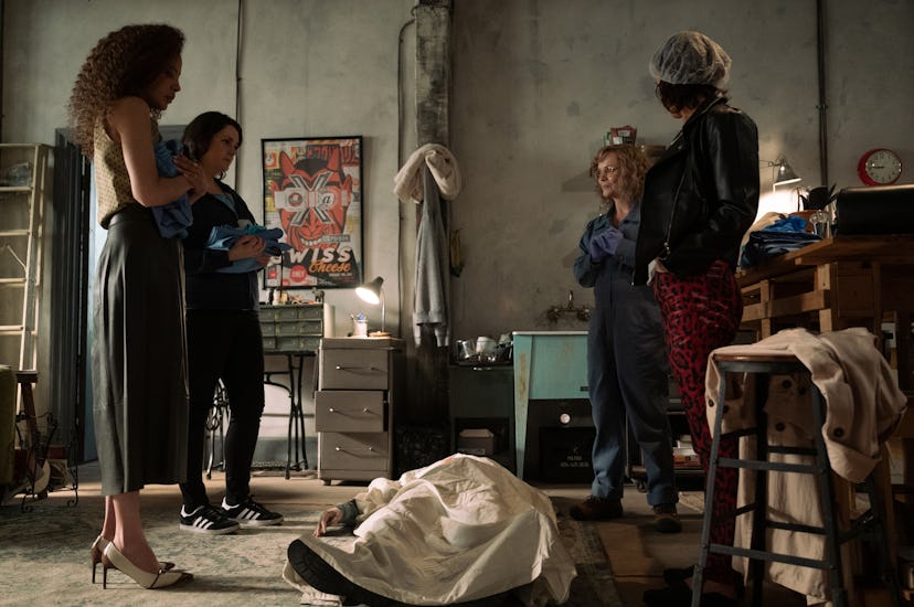 Tawny Cypress as Taissa, Melanie Lynskey as Shauna, Christina Ricci as Misty, and Juliette Lewis as …