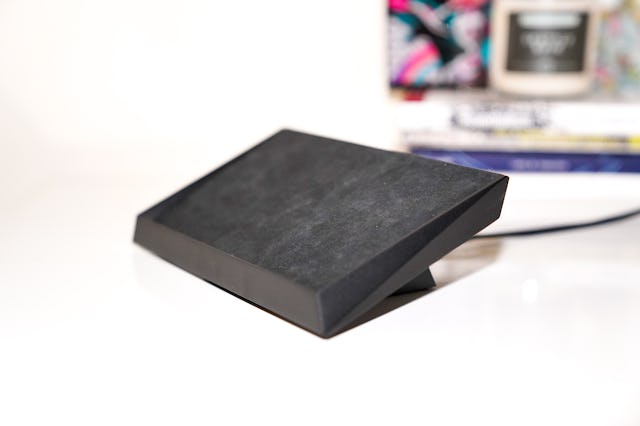 The surface of the Tesla Wireless Charging Platform is made of Alcantara fabric the same material in...