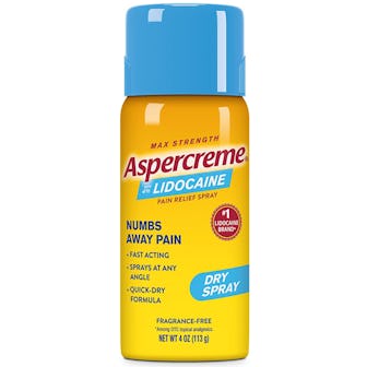 Aspercreme Max Strength Lidocaine Pain Relief Dry Spray