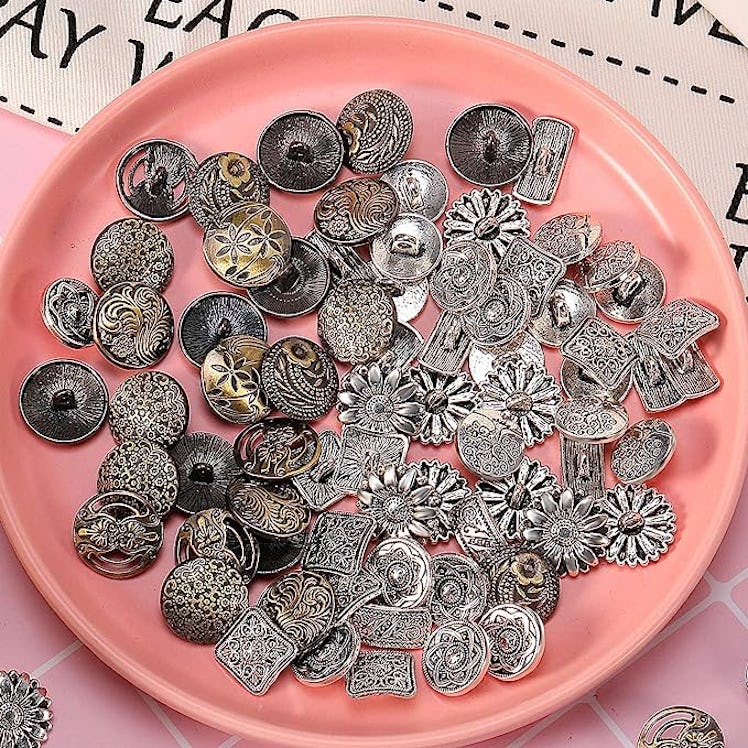Syhood Metal Buttons (80-Pack)