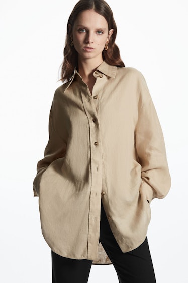 Oversized Linen Shirt