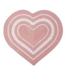 This heart-shaped mat is home decor inspired by Taylor Swift's 'Lover' era. 