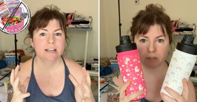 A mom on TikTok has the best ideas for "low-clutter" Easter basket fillers that kids will love but w...