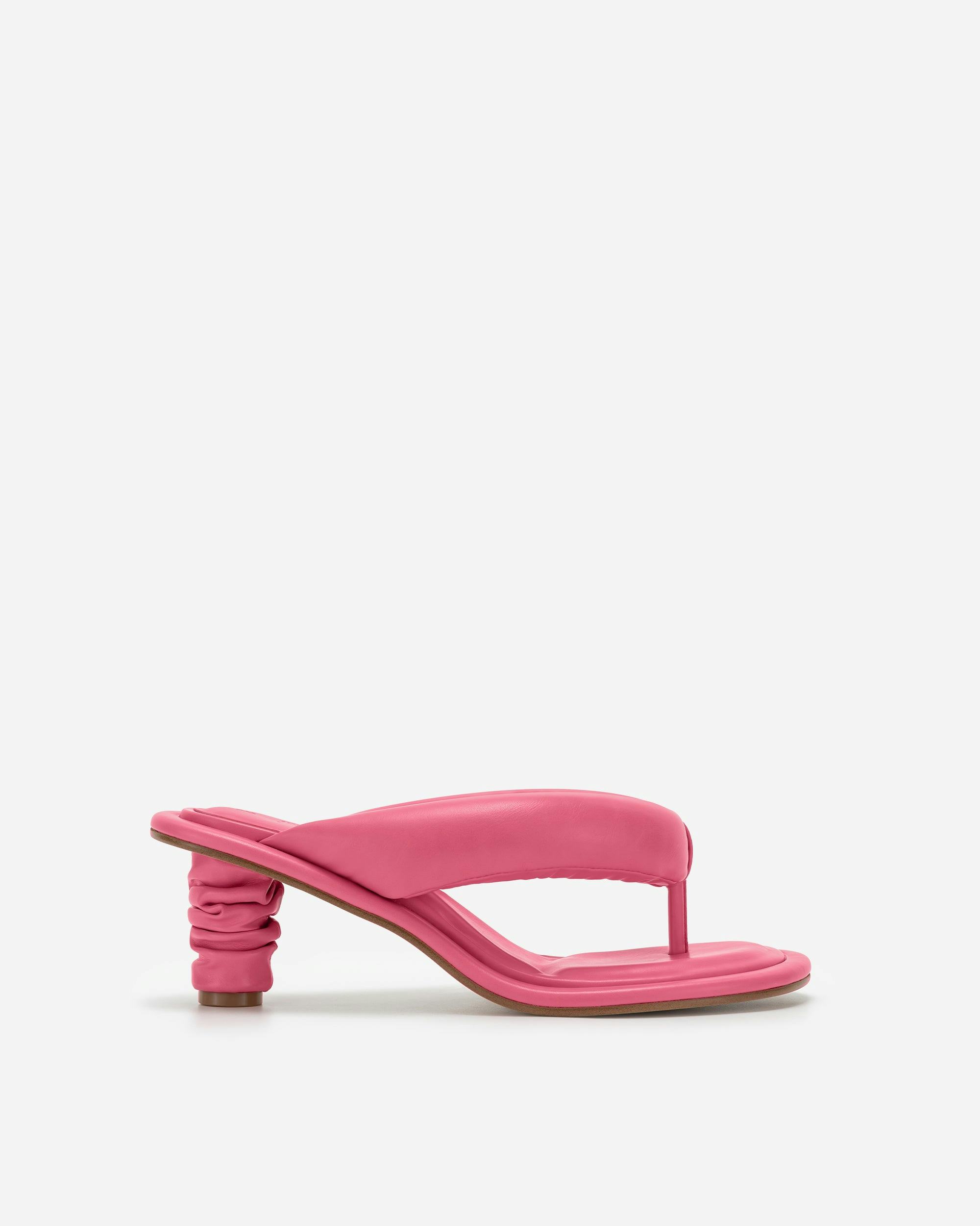 Talia Puffed Sandal Rose Red