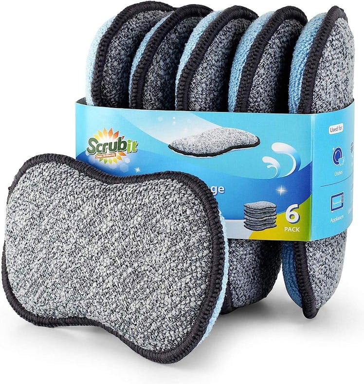 SCRUBIT Microfiber Sponges (6-Pack)