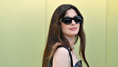 Anne Hathaway attends the Versace FW23 Show 
