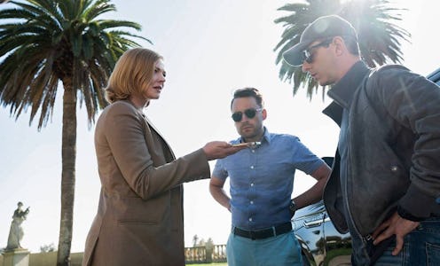 Sarah Snook, Kieran Culkin, and Jeremy Strong in 'Succession' Season 4. Photo via HBO
