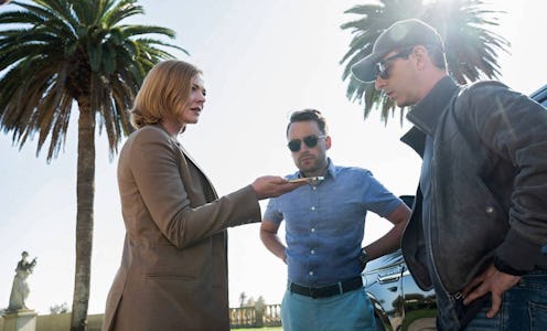 Sarah Snook, Kieran Culkin, and Jeremy Strong in 'Succession' Season 4. Photo via HBO