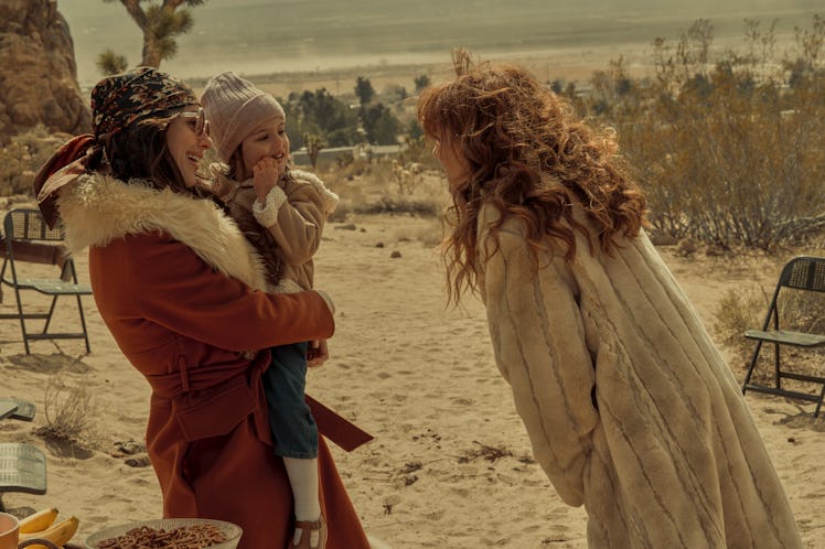 Camila Morrone and Riley Keough in Daisy Jones and the Six