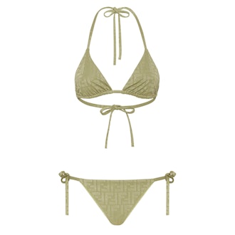 Basic brown Louis Vuitton bikini swimwear women summer 2023