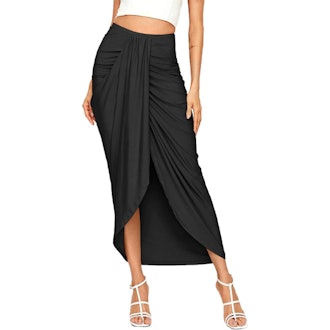 SheIn Asymmetrical Slit wrap Skirt