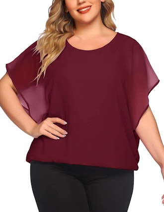IN'VOLAND Batwing Sleeve Top 