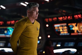 Anson Mount as Captain Pike in 'Strange New Worlds'