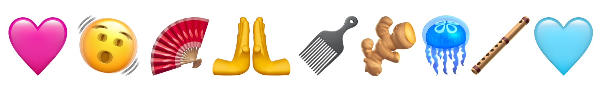 Apple&rsquo;s iOS 16.4 update has new emojis for 2023 that include a pink heart.