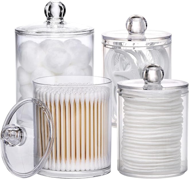 Tbestmax Apothecary Jars (4-Pack)