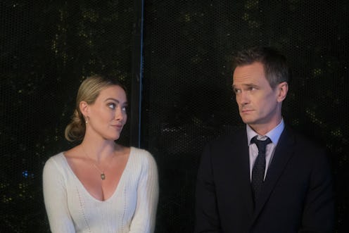 Neil Patrick Harris as Barney Stinson and Hilary Duff as Sophie Tompkins in the 'HIMYF' Season 2 mid...