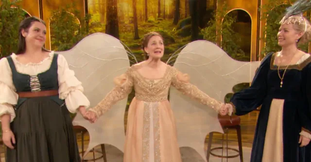 Drew Barrymore reunited with her on-screen stepsisters from 'Ever After' for the 1998 film's 25th an...