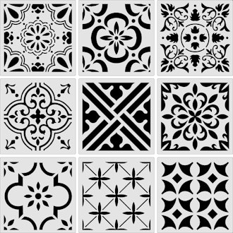 Outus Floor Painting Stencils (Set of 9)