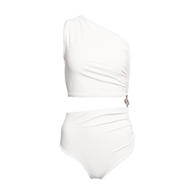 Bottega Veneta Ruched Cutout Swimsuit