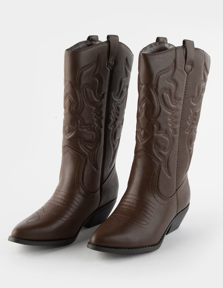 SODA Reno Tall Cowboy Western Boots