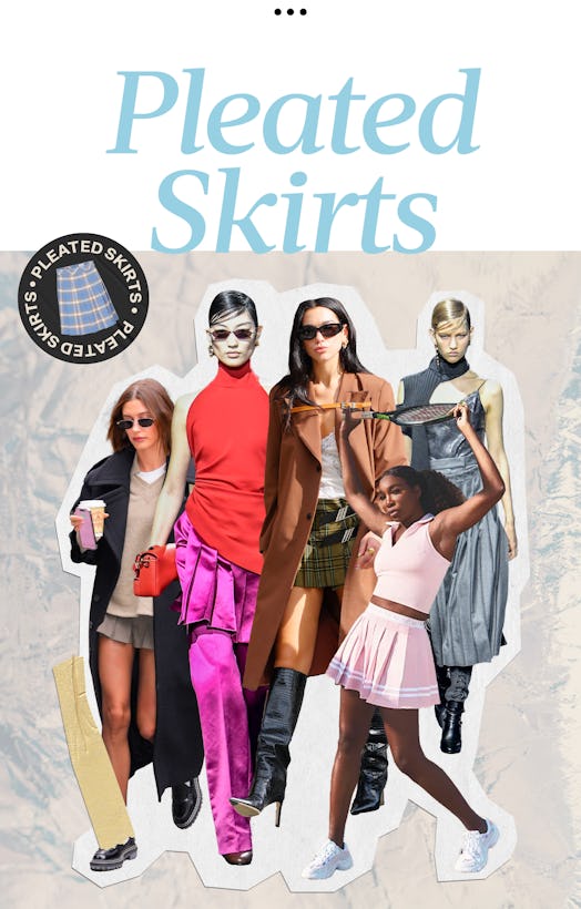 Pleated Skirts summer 2023 fashion trends