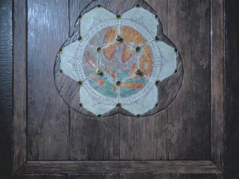 Resident Evil 4 hexagon puzzle