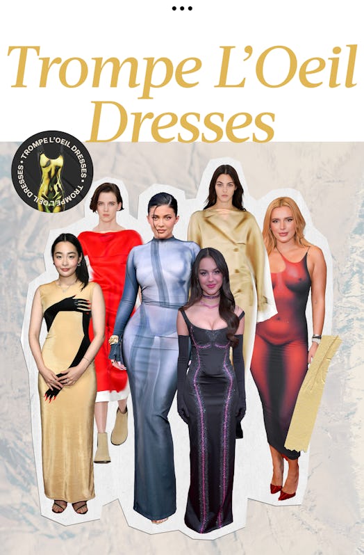 Trompe L’oeil dresses summer 2023 fashion trend