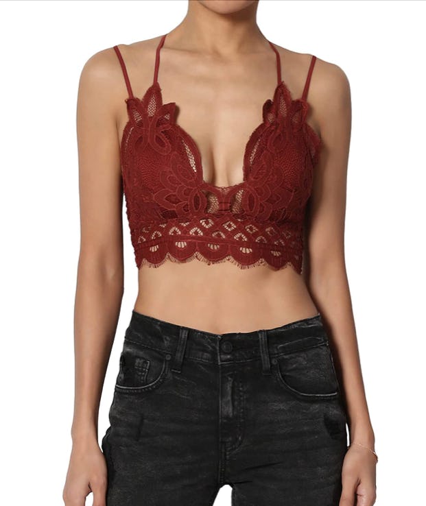 TheMogan Lace Bralette